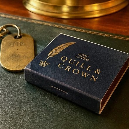 Branded matches with logo
