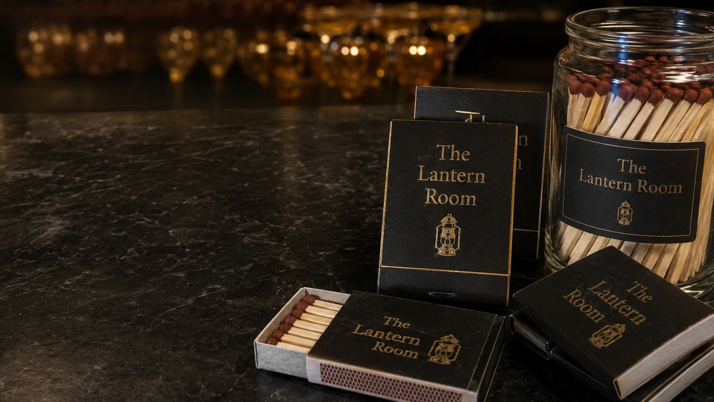 Custom printed matches with logo
