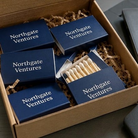 Customized matches for corporate gifting and promotions