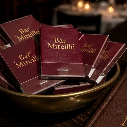Customized matches for restaurants and bars