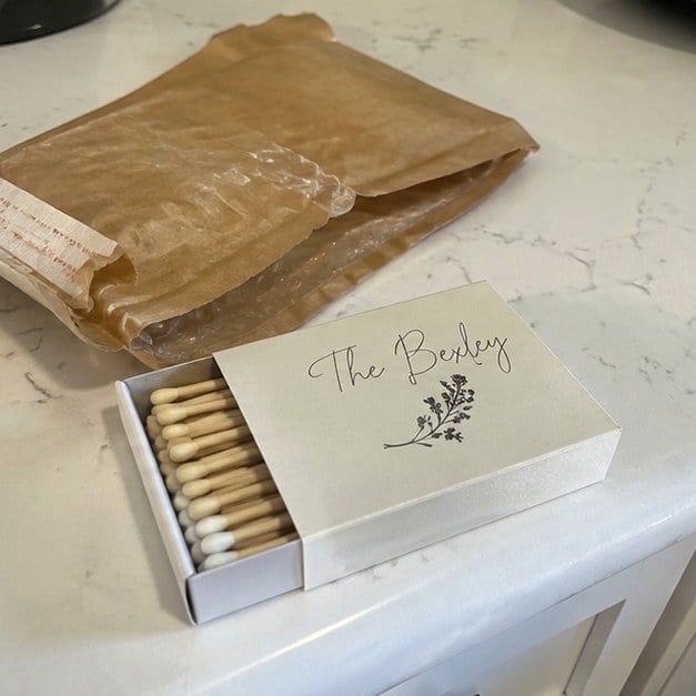 Matches with logo — customer photo